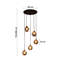 Rotan 5 - Light Cluster Pendant