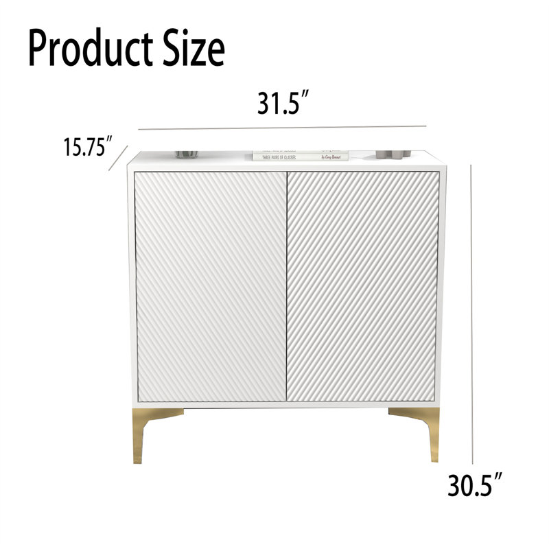 Armoire décorative pour la maison, Blanc
