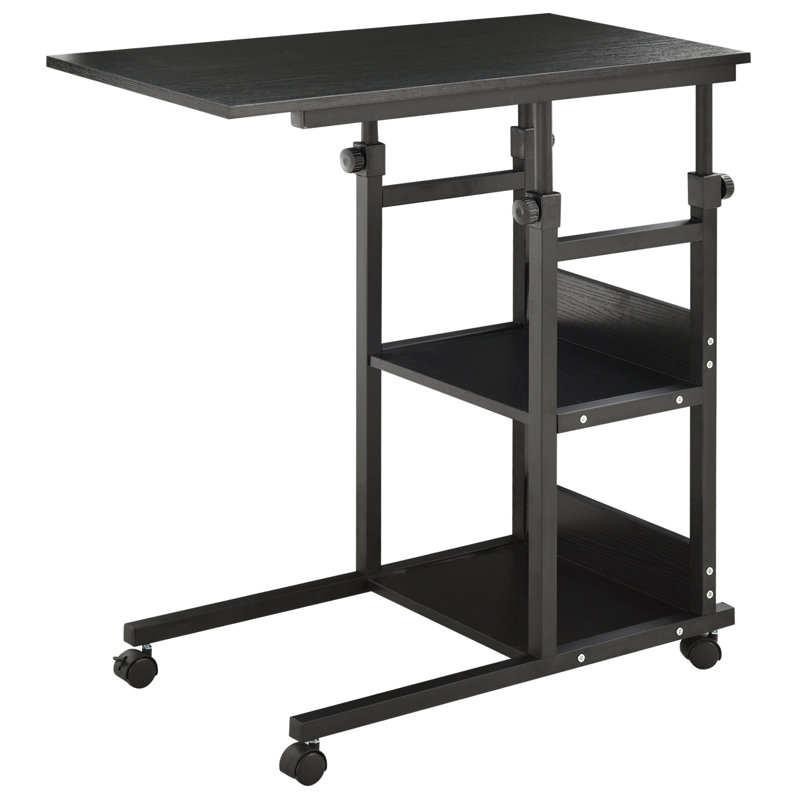 Bureau debout mobile, hauteur réglable 31,5 pouces