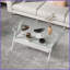 Ensemble de 3 pièces Ensemble de tables de bout en verre trempé, facile à nettoyer, tablette de rangement, pieds en fer durable pour le salon-121049205