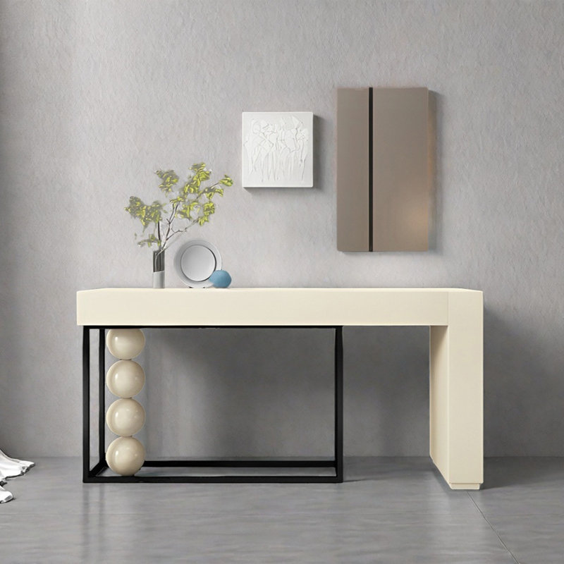 Console Modern Minimalist Art, H 35,43 po x l 62,99 po x P 15,75 po, Kaki, Kaki