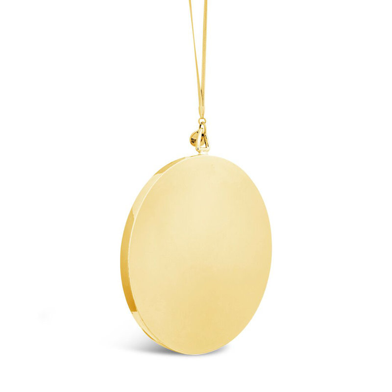 Disci 4.5 in. Handmade Holiday Shaped Ornament, Gold