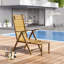 Dimmitt Reclining Bamboo Sun Lounger-1385550530