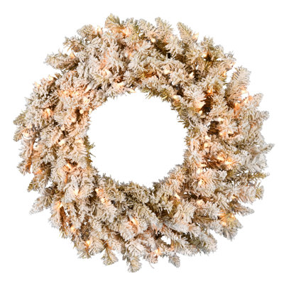 Faux Lighted Pine 36'' Wreath