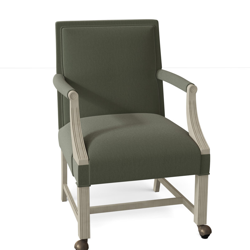 Fauteuil rembourré Warwick, 9953 saule, Amande chamois