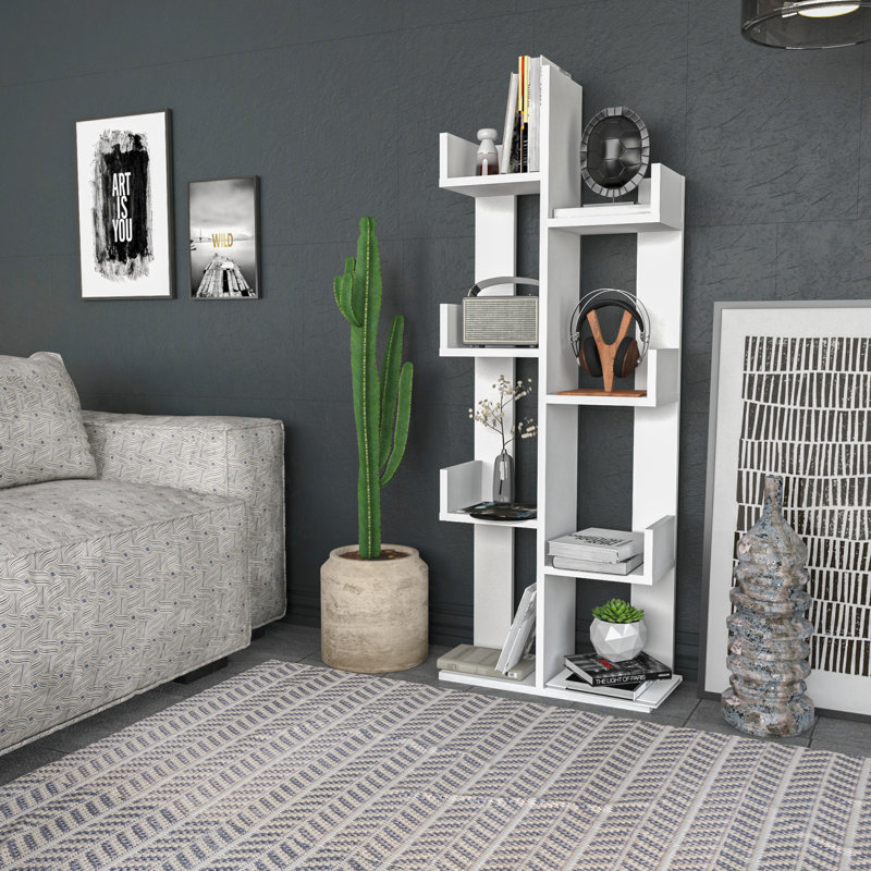 Filmer 137cm H x 50cm W Bookcase, White