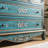 Retro multi-functional painted accent cabinet