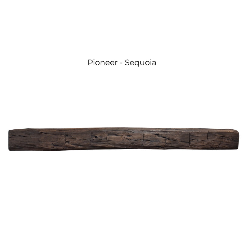 Foyer et étagères en béton incombustible Pioneer Sequoia de 60 pouces