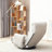 Adjustable Chair With Linen Padding And Stable Metal Frame Deck Construction Comfortable Seat