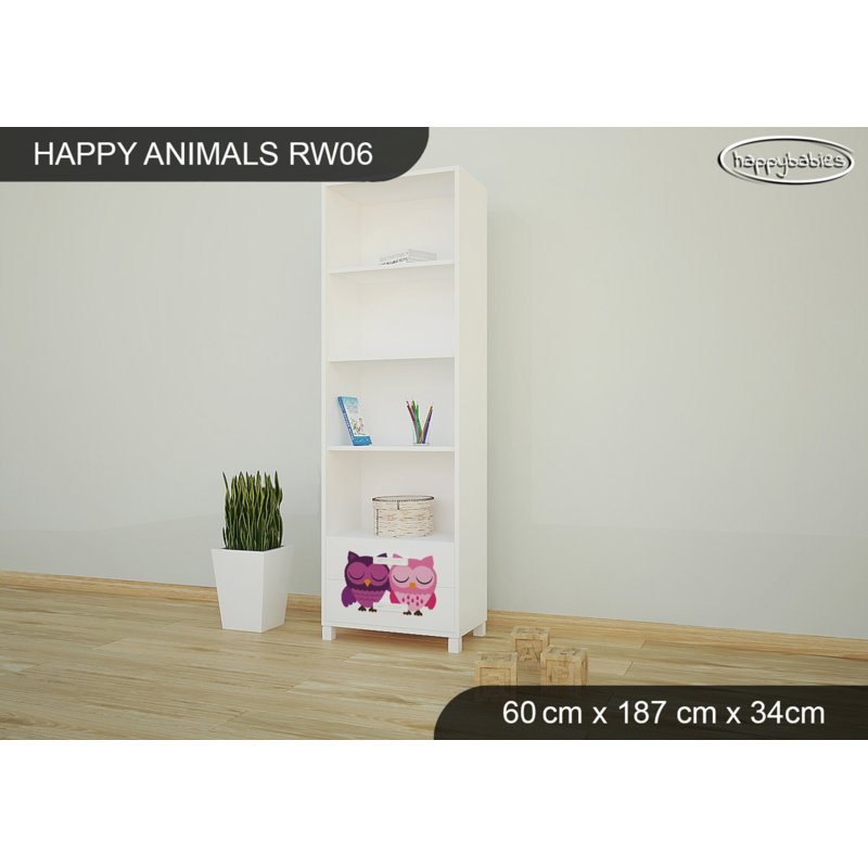 187cm H X 60cm W Cube Unit Kids Bookcase, White