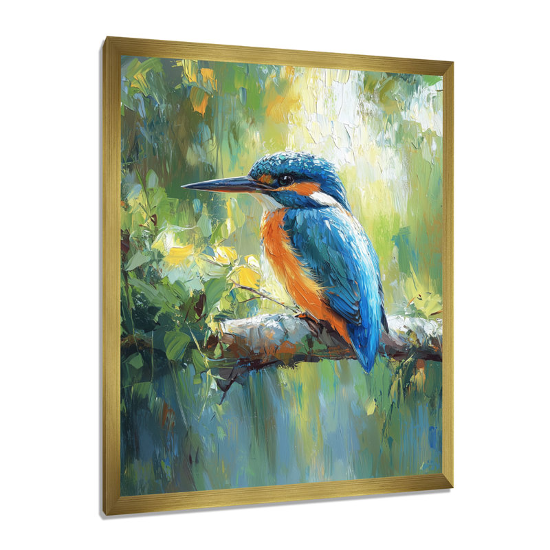 Caldwell - animaux, art mural, H 32 po x l 24 po, Reproduction encadrée d'une seule photo, Doré
