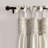 Lydia Ruffle Semi Sheer Curtain Pair-646830250-649410437