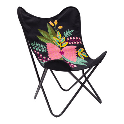  Black Tropical Butterfly Chair