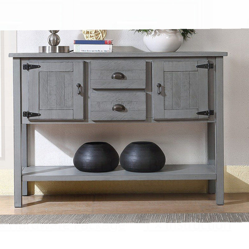 Abigailmarie 2 - Door Accent Cabinet, Antique Gray