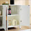 Buffet avec 4 portes et tablettes amovibles