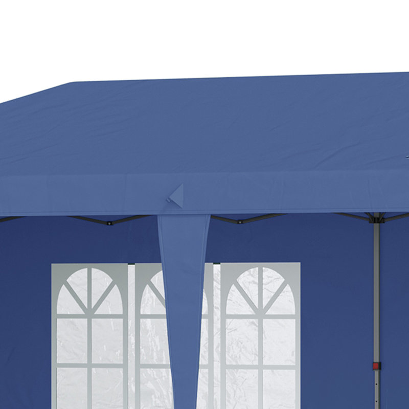 Pop Up Canopy Tent With 4 Sidewalls, Heavy Duty Tents For Parties, Outdoor Instant Gazebo With Carry Bag, For Outdoor, Garden, Patio