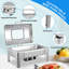 Accessoire de buffet rectangulaire en acier inoxydable
