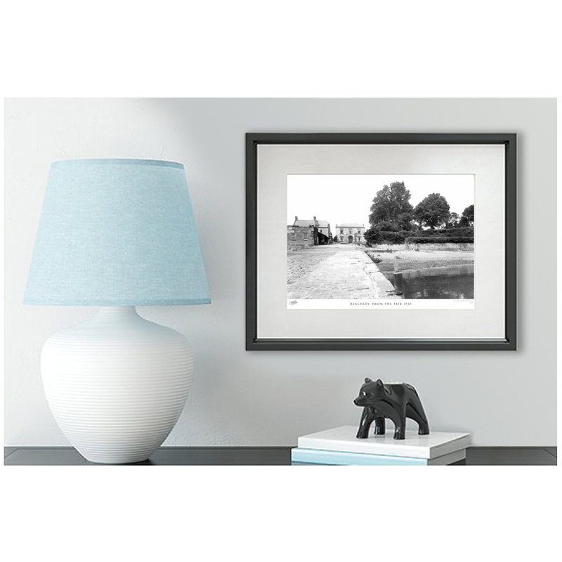 Beachley, From The Pier 1925 by Francis Frith - Single Picture Frame Print, 40cm H x 50cm W x 2.3cm D