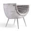 Fauteuil demi-tonneau 28 po Nouveau