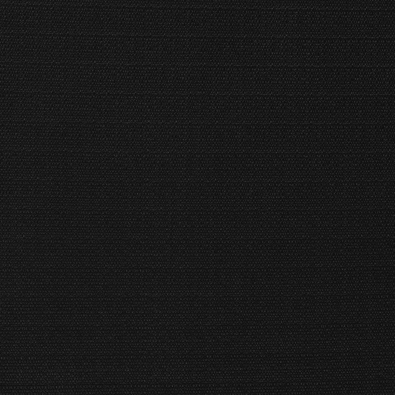 Karina Textured Blackout Rod Pocket Curtain Panel, Black, 40" W x 84" L