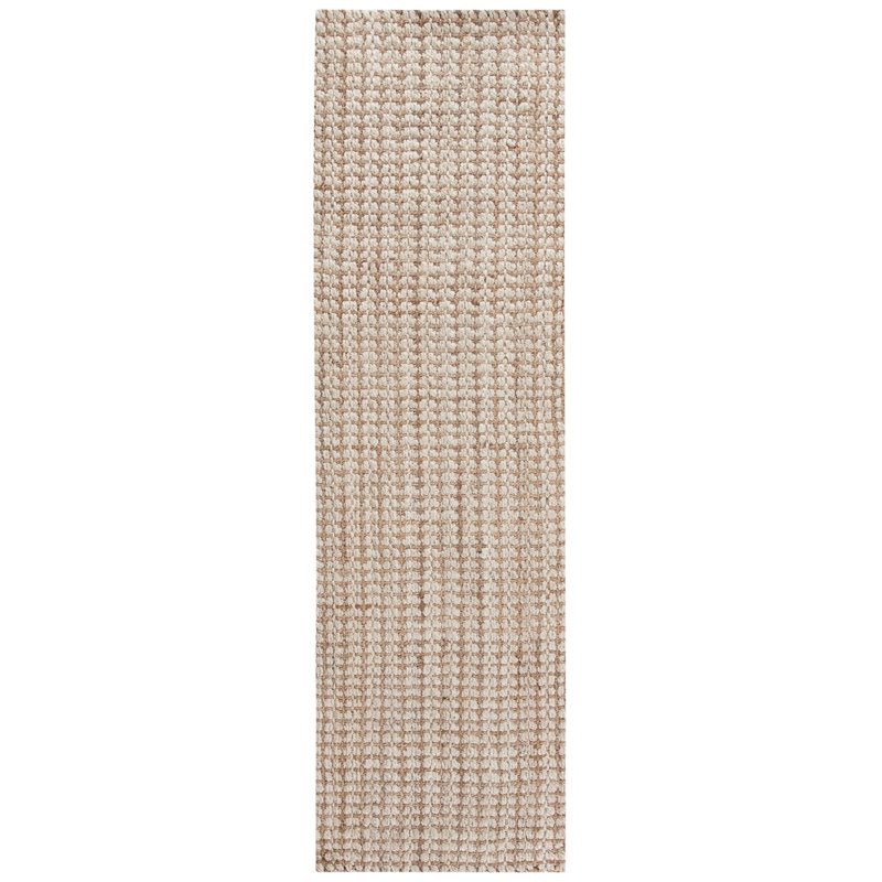 Crick Hand-Loomed Jute Indoor Rug, Runner 2'3" x 10'