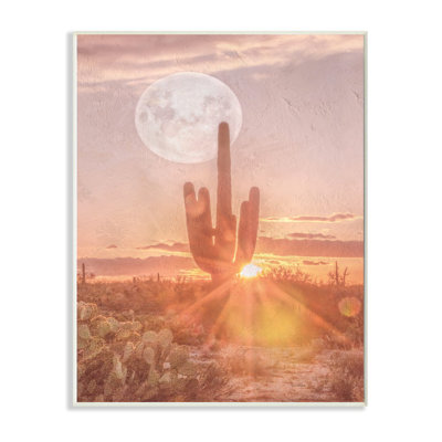 " Sunset Moonrise Southwestern Peach Tinted "
