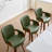Modern Upholstered Swivel Counter Height Bar Stool-891631849