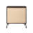 2 Drawers Nightstand With Ring Pulls