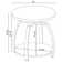 Ensemble de tables basses et de tables rondes 3 pièces Lipsey