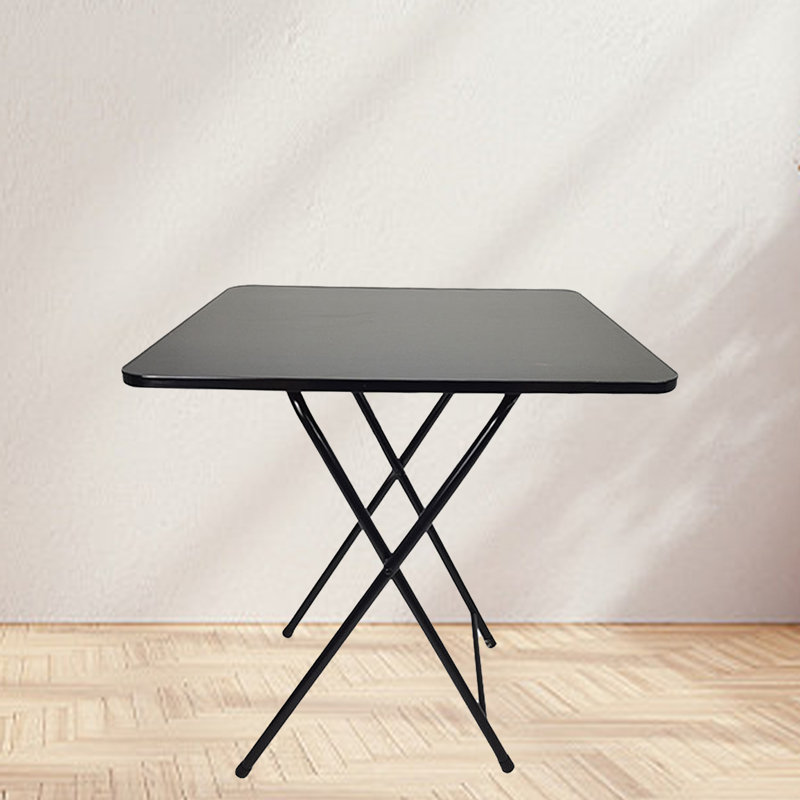 Foldable Dinner Table Square Solid MDF 4 Persons Home office Study Computer Desk Home Improvement