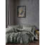 Ensemble de housse de couette luxueuse double, 100% coton, anthracite | Housse de couette 79 x 87 et drap plat 94 x 102 | Conception en jacquard, lavable à la machine, fermeture à boutons | Comprend 4 taies d'oreiller (2 Oxford) | Literie douce, durable et élégante-751045020