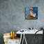  «Fox and Hen» par Heather Gauthier, art mural sur toile, 12 po x 12 po