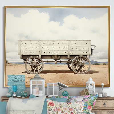 " Minimalist Utility Western Carriage Cart I "