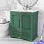Sleek Bathroom Vanity With Ceramic Basin, 2 Doors And 1 Drawer-1214369729