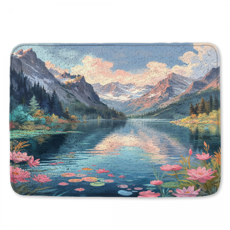 Tapis de bain Mountain Lake, L 24 po x L 17 po