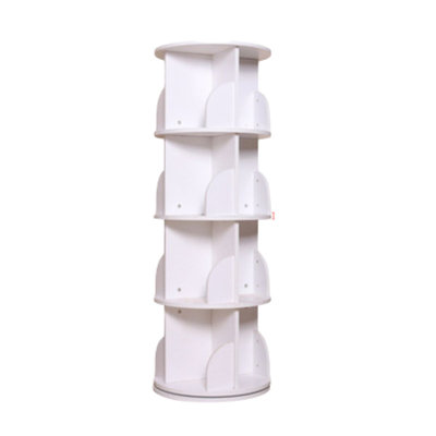 137.16cm H x 50.8cm W Plastic Corner Bookcase