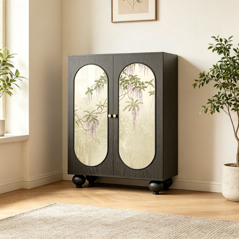 Chinese Style Solid Wood Storage Cabinet