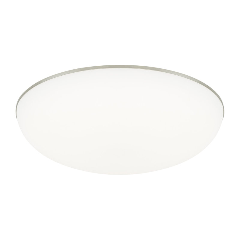 Megan 1 - Light LED Flush Mount, Satin Nickel, 2700K