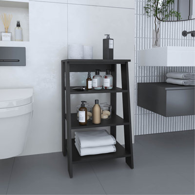 Armoire à linge H 29,7 po, quatre tablettes, vertical