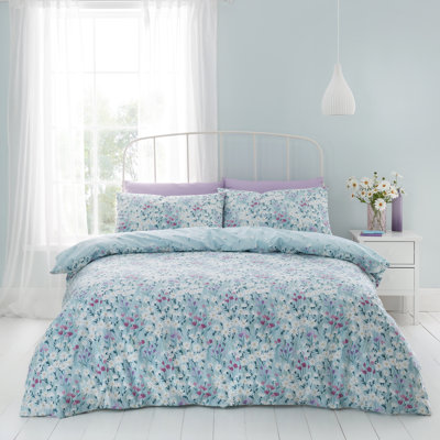 Daisy Meadow Floral Reversible Duvet Cover Set