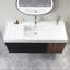 Meuble-lavabo mural 48 po avec lavabo à surface solide