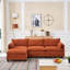 Oversized Modular Sectional Sofa with Movable Ottoman-1617666169