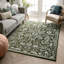Tapis vert floral rétro Dazzle-329568200