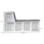 60cm H x 108cm W Corner Bookcase