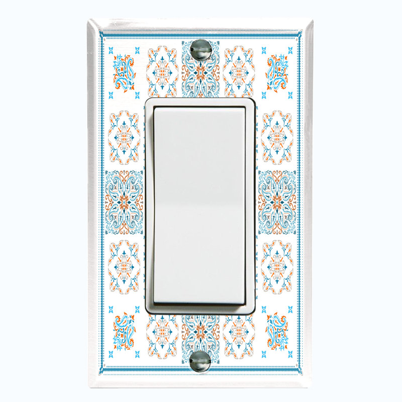 Plaque murale d'interrupteur à bascule 1-Gang, H 4,5 po x l 2,75 po x P 0,15 po