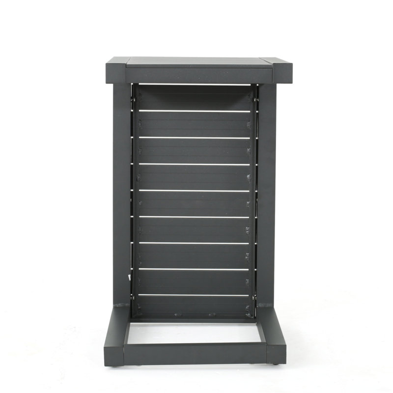 Table en forme de C CAPE CORAL ALU GRIS