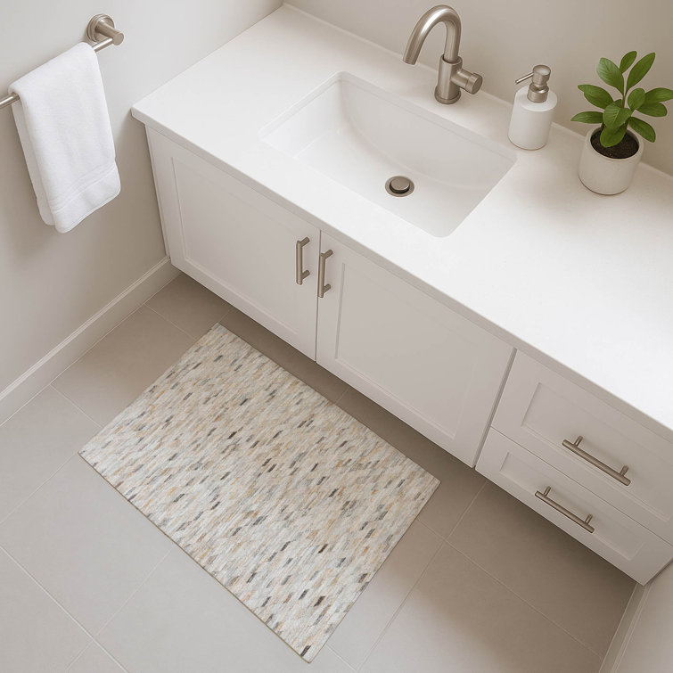 Premium Machine Washable Honig AMF1660 Geometric Rug