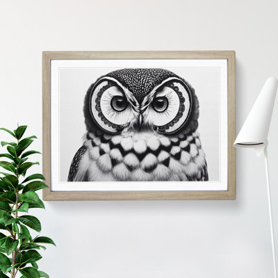 XH1022-9500X Unreal Owl - Single Picture Frame Print