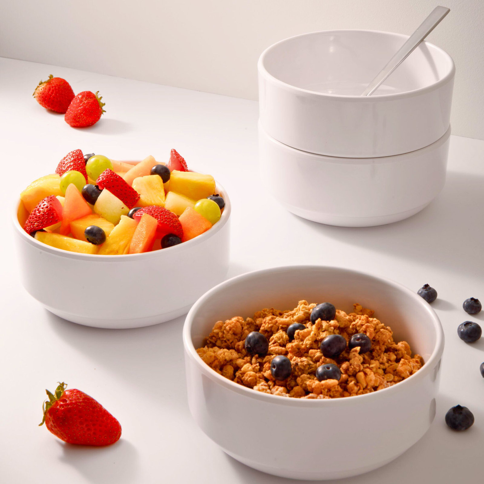 Marbella Cereal Bowl, White
