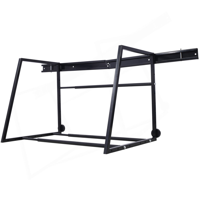 Support de rangement mural multi-pneus robuste et réglable, noir